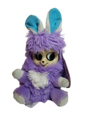 Fur Babies World Kiki The Dreamer Purple Stuffed Plush Eyes Ears Move Cuddly NEW